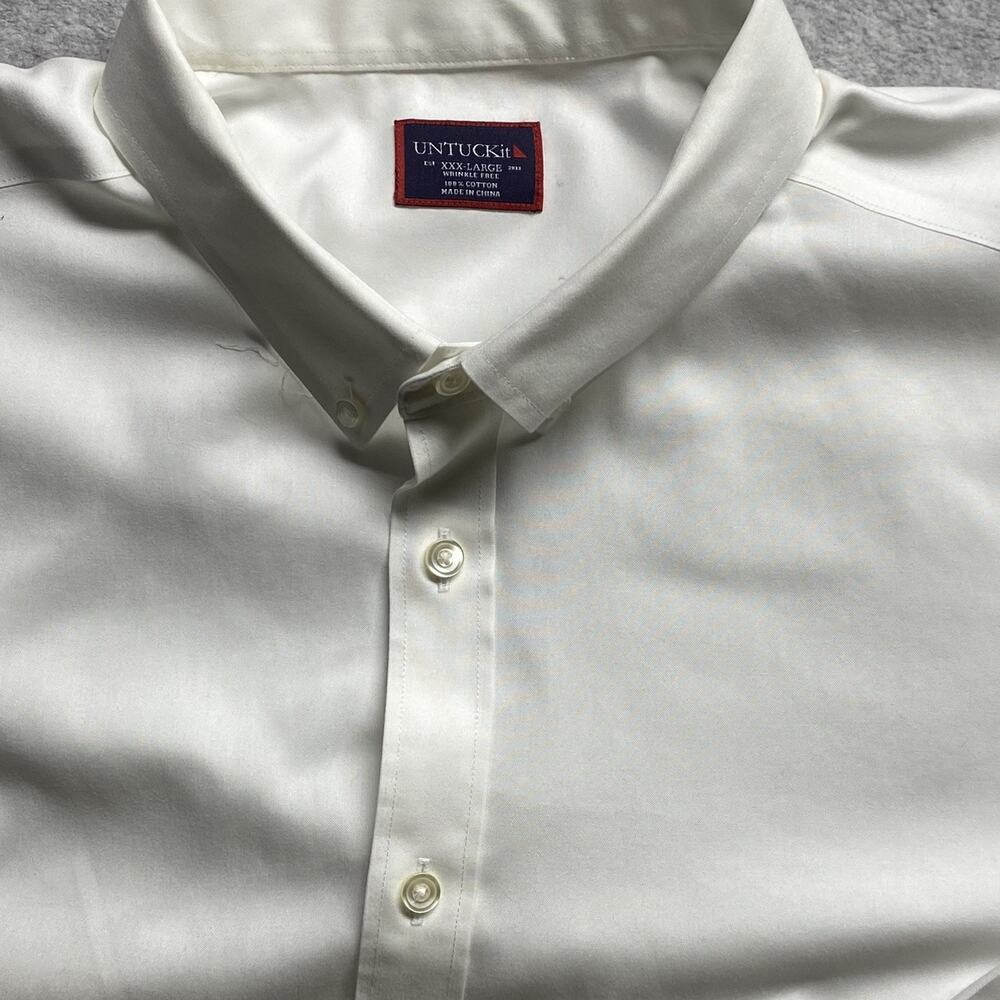 Lot of 7 UNTUCKit Mens 3XL Regular Fit Wrinkle-Free Dress Shirts Cotton - Picture 9 of 16